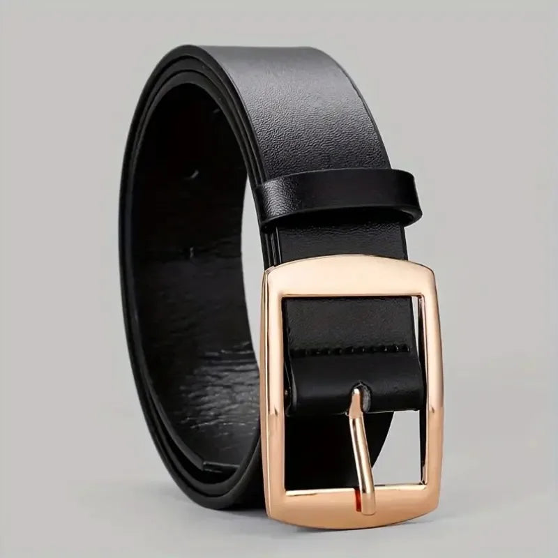 Adjustable Synthetic Leather Casual Belt for Everyday Wear