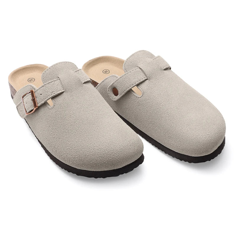 Men’s Suede Mule Slippers – Lightweight & Stylish