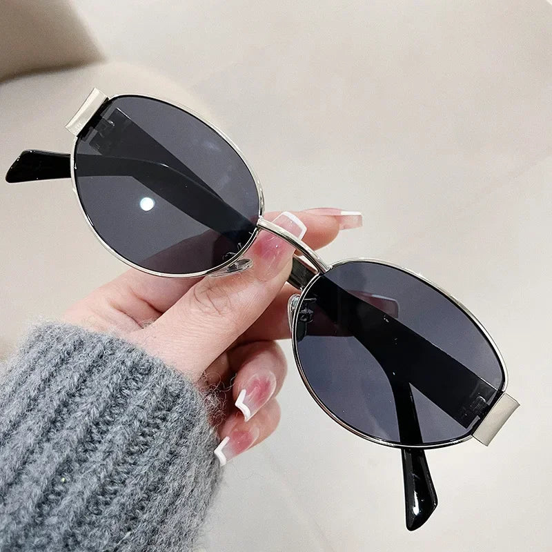 Retro Oval Sunglasses for Women
