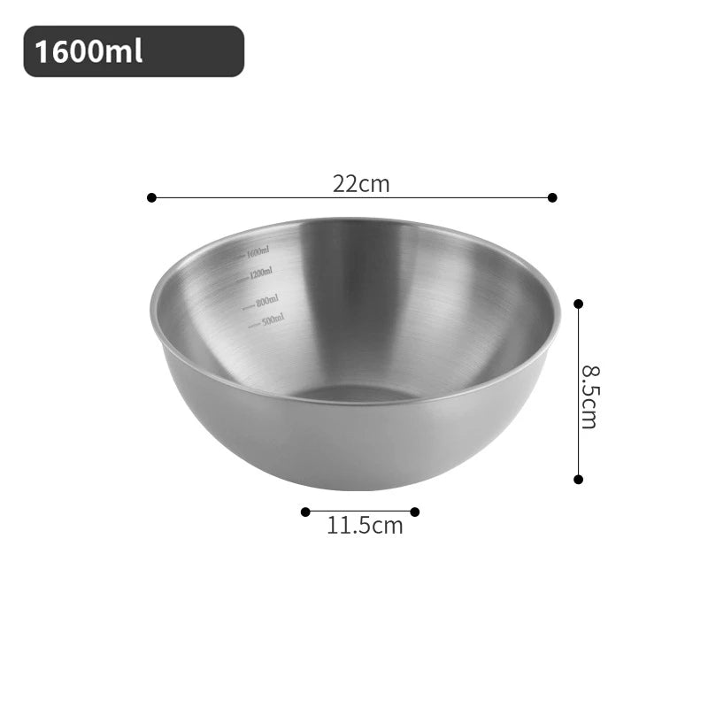 Stainless Steel Ramen and Salad Bowl - 1.2L