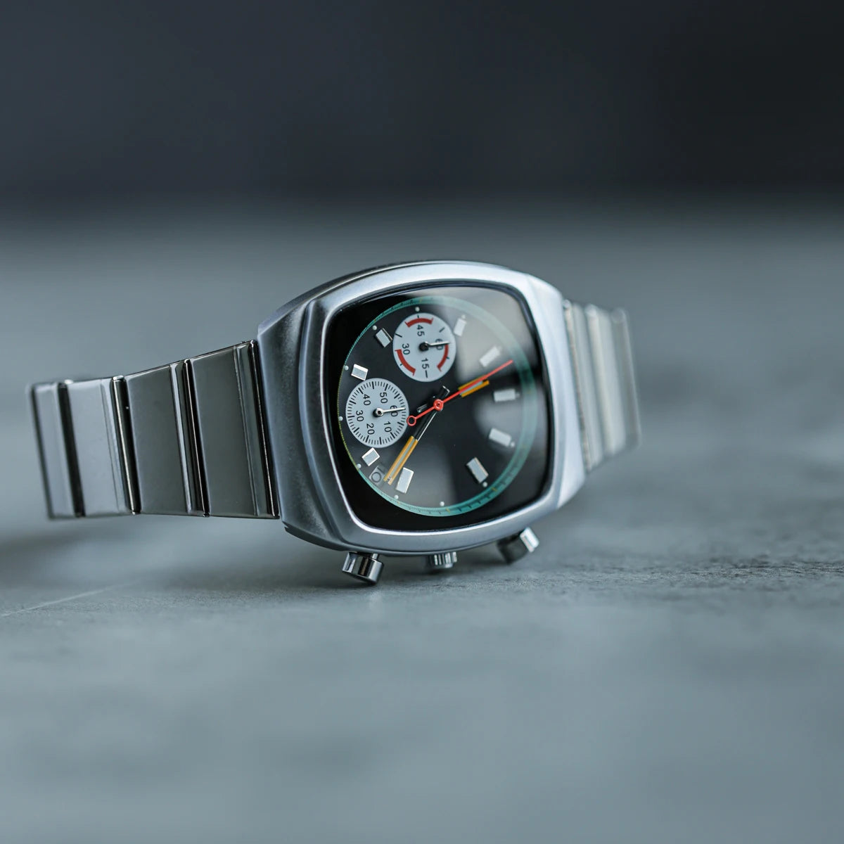 Multi-Function Calendar and Stainless Steel Watch