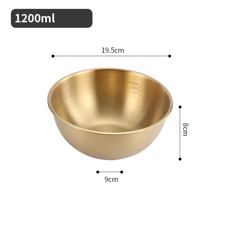 Stainless Steel Ramen and Salad Bowl - 1.2L