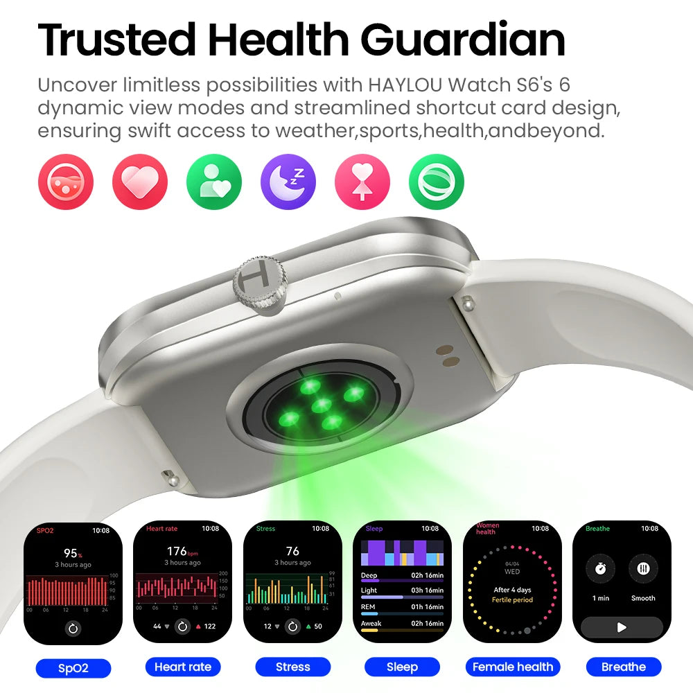 Versatile Smartwatch for Health, Fitness, and Daily Productivity