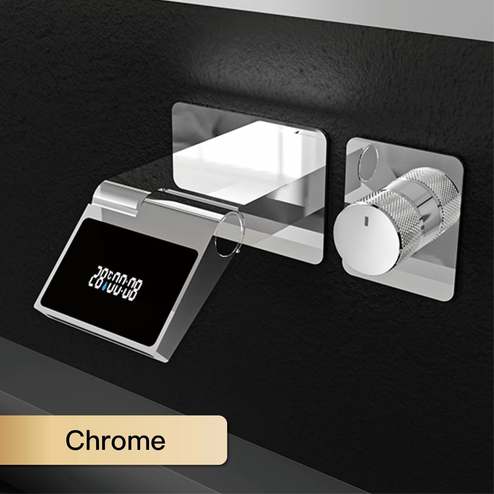 Wall Mounted Basin Faucet with LED Light