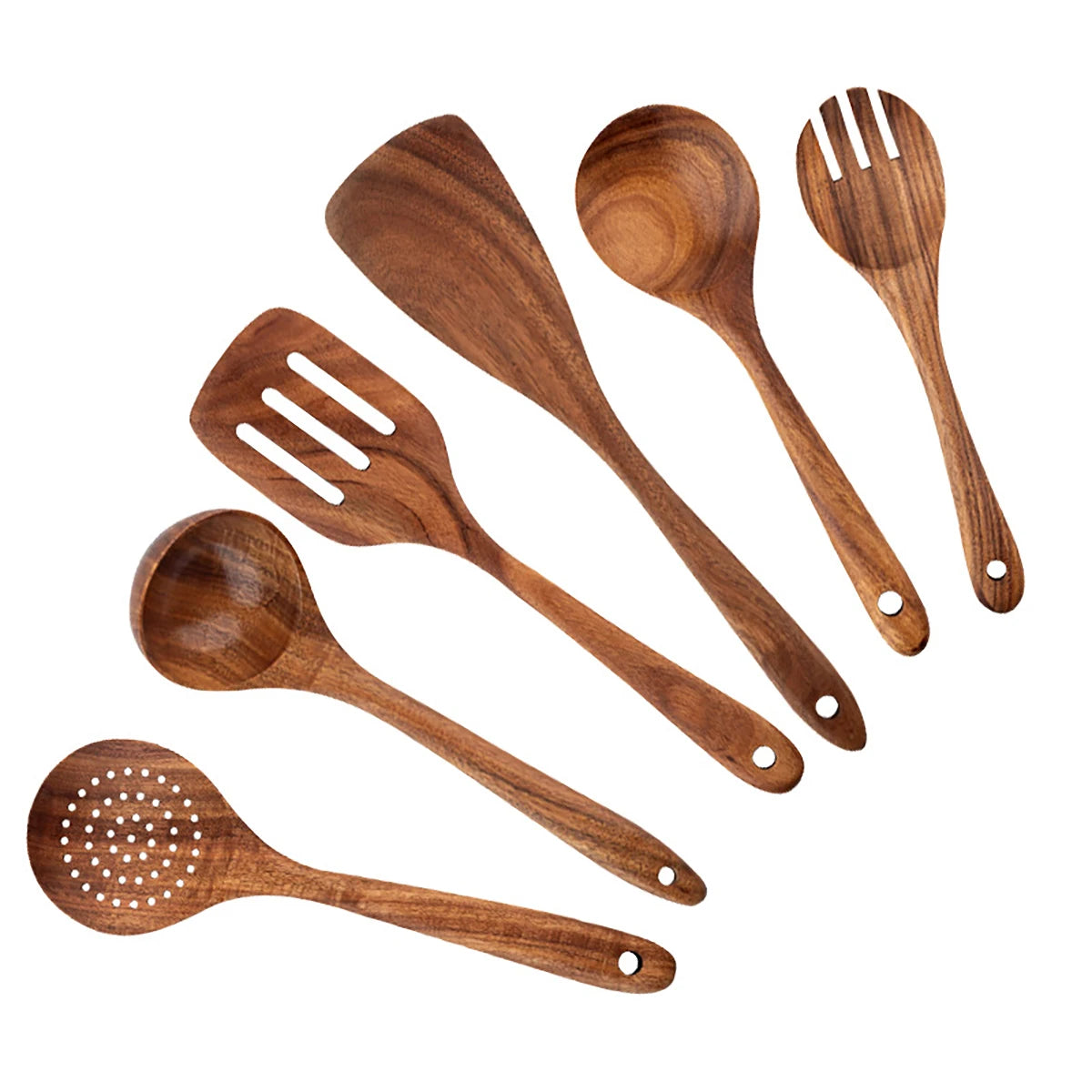 Premium Wooden Cooking Tool Set – Natural Elegance Meets Everyday Function