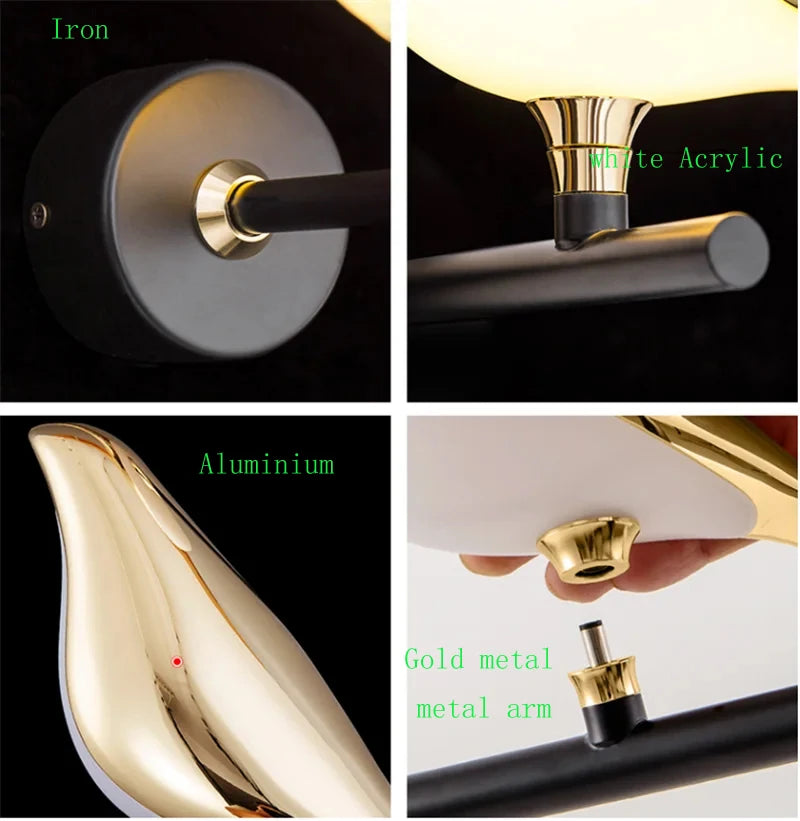 Art Deco Wall-Mounted LED Light – Elegant Downward Illumination