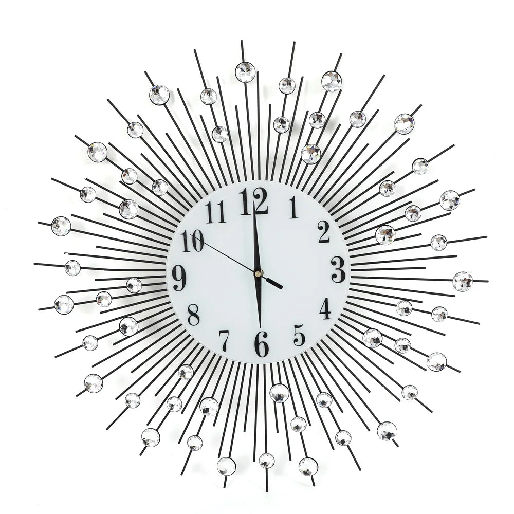 Elegant Art Deco Wall Clock – Silent and Accurate Timekeeping