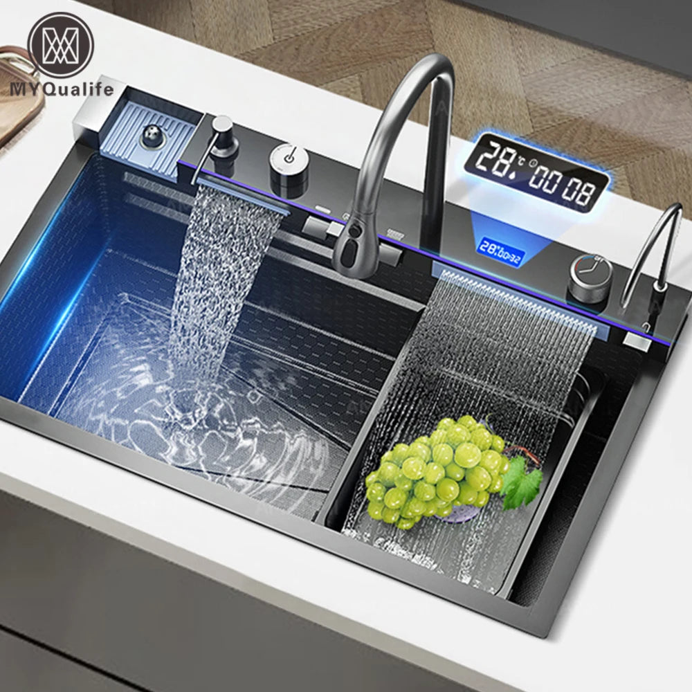 Premium Stainless Steel Digital Display Sink Specifications