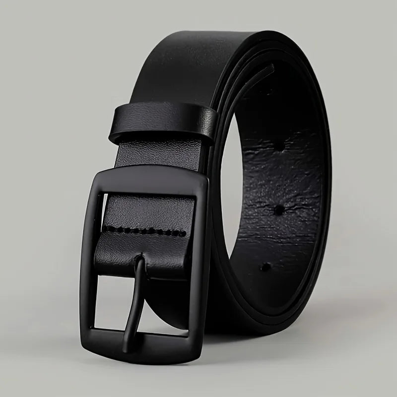 Adjustable Synthetic Leather Casual Belt for Everyday Wear