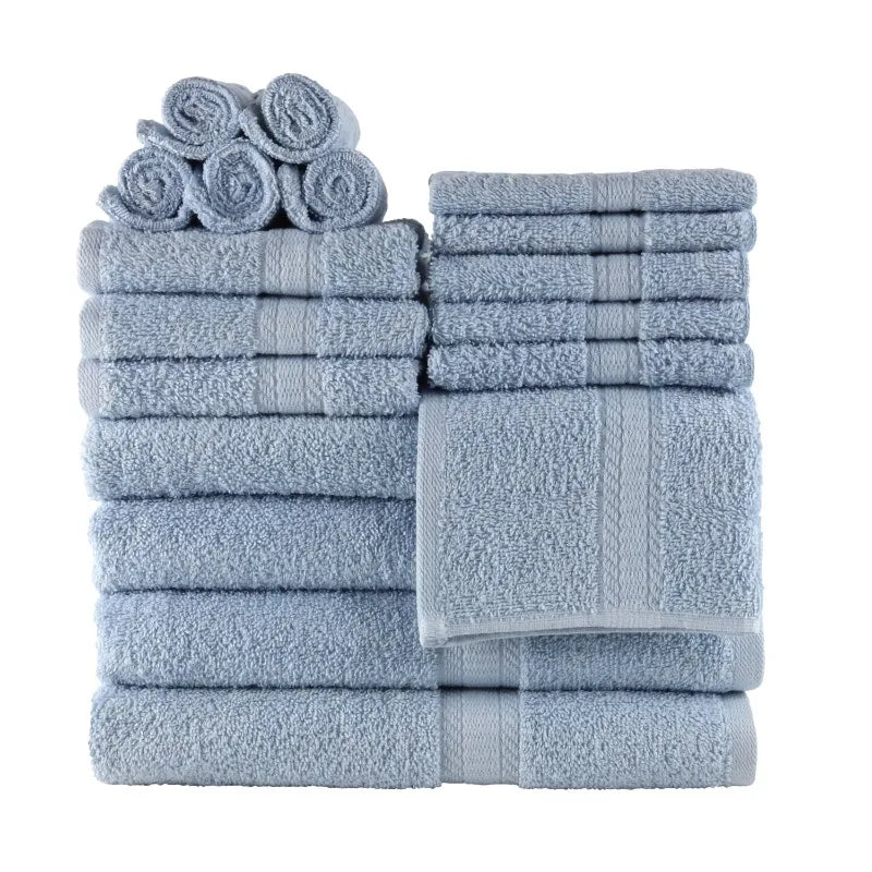 Premium Cotton 18-Piece Towel Set