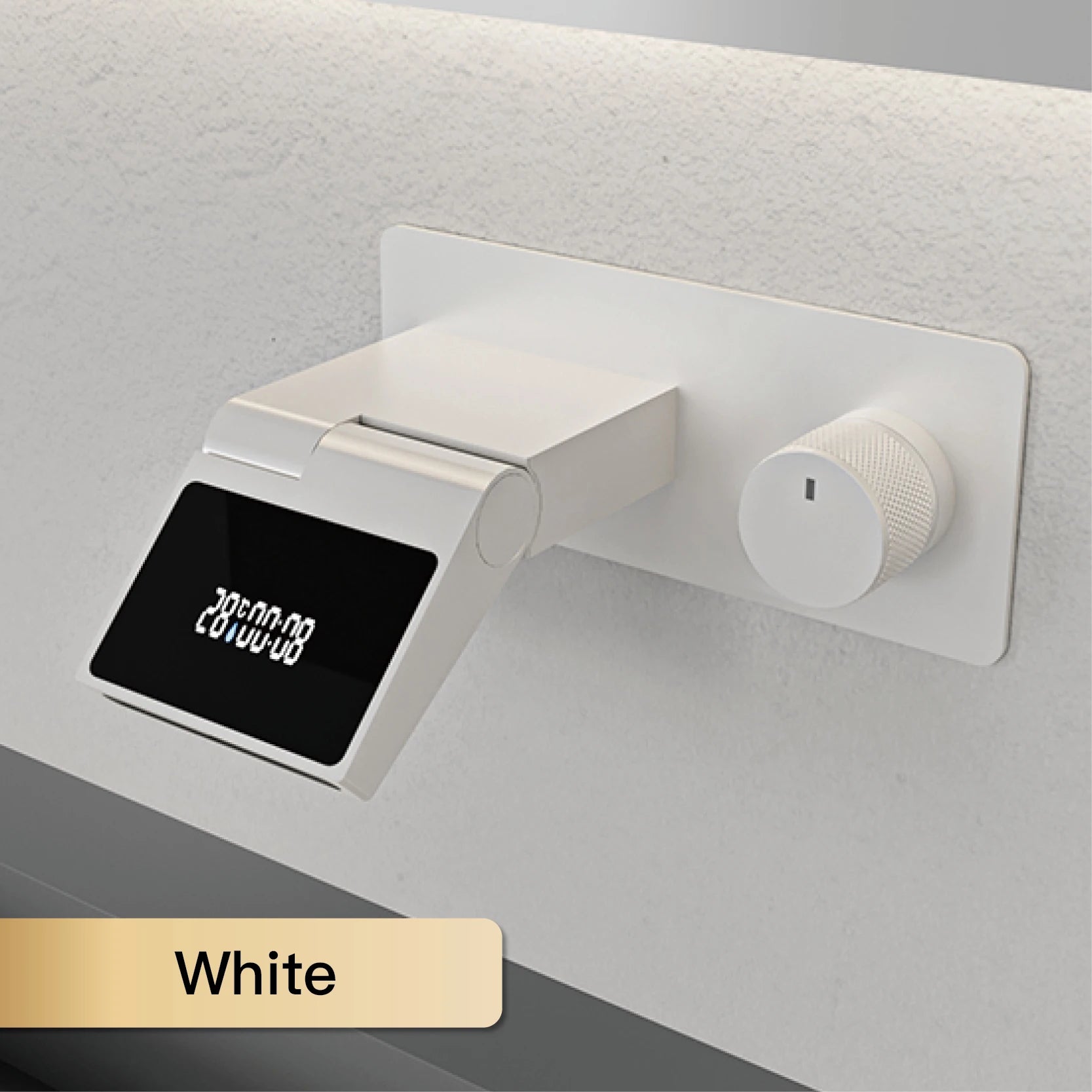 Wall Mounted Basin Faucet with LED Light