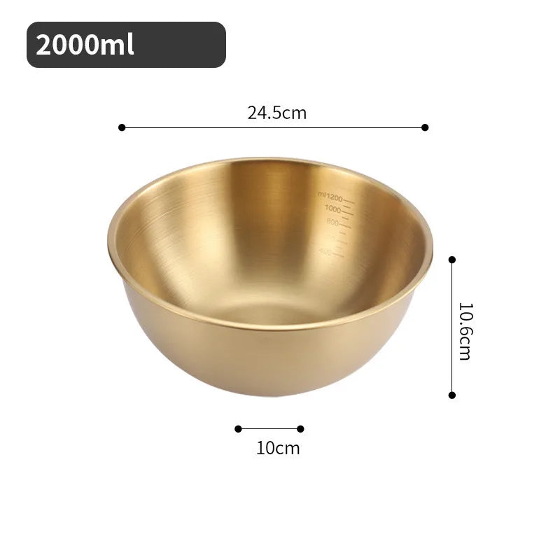 Stainless Steel Ramen and Salad Bowl - 1.2L