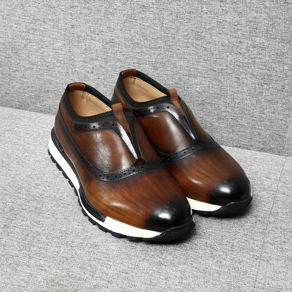 Men's Classic Genuine Leather Loafers | Timeless European Craftsmanship for Everyday Elegance