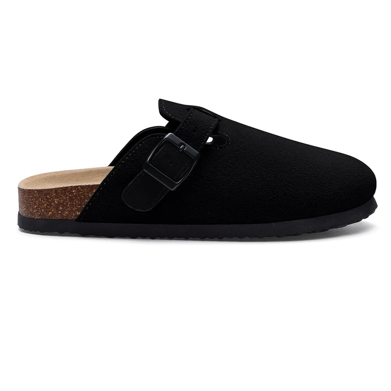 Men’s Suede Mule Slippers – Lightweight & Stylish