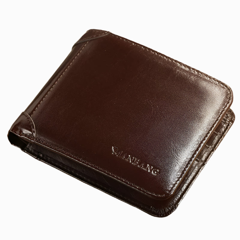 Men's Genuine Cowhide Leather Wallet