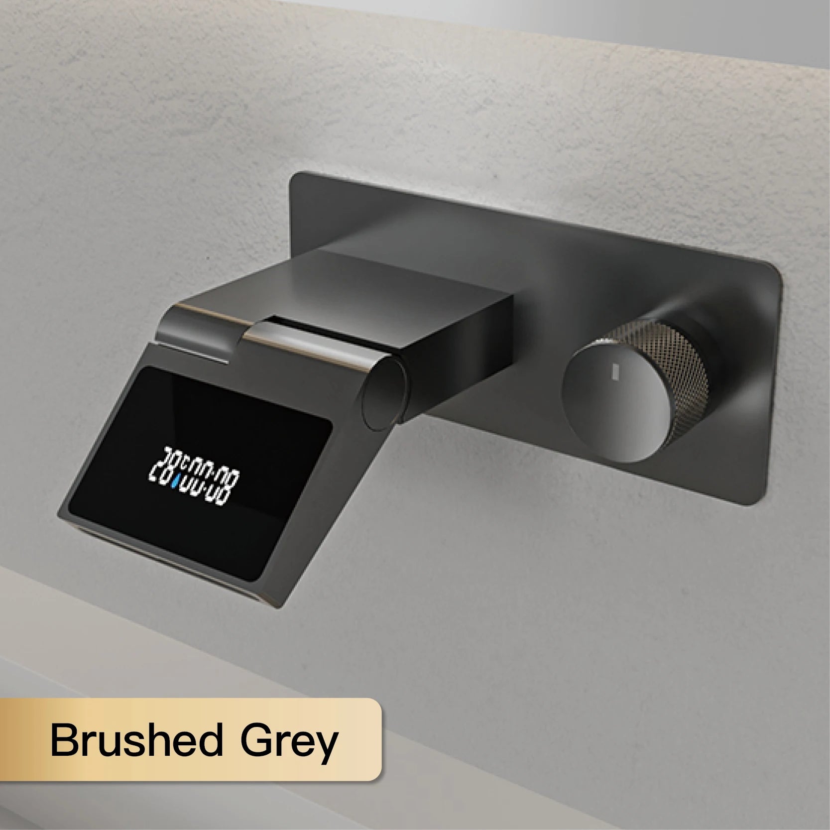 Wall Mounted Basin Faucet with LED Light