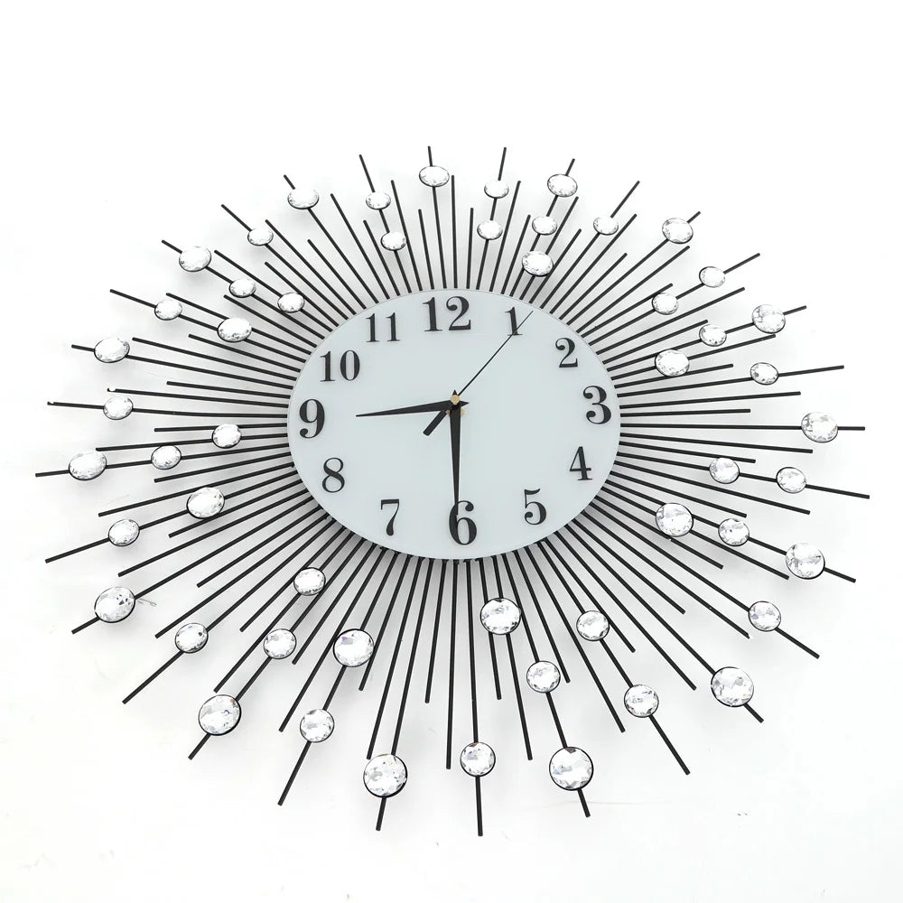 Elegant Art Deco Wall Clock – Silent and Accurate Timekeeping