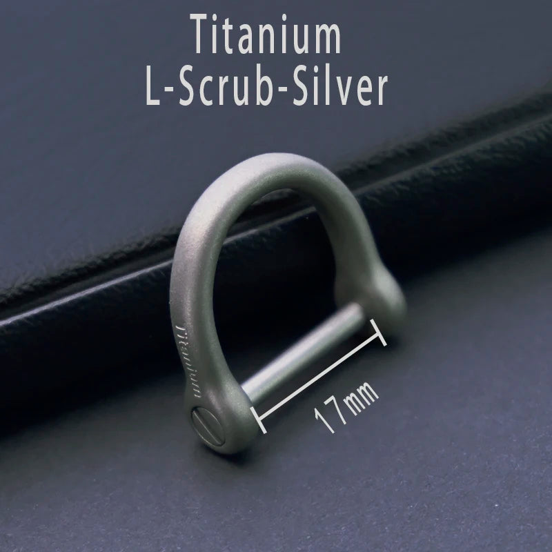 Durable Titanium Alloy Multi-Purpose Keychain with Sleek Design