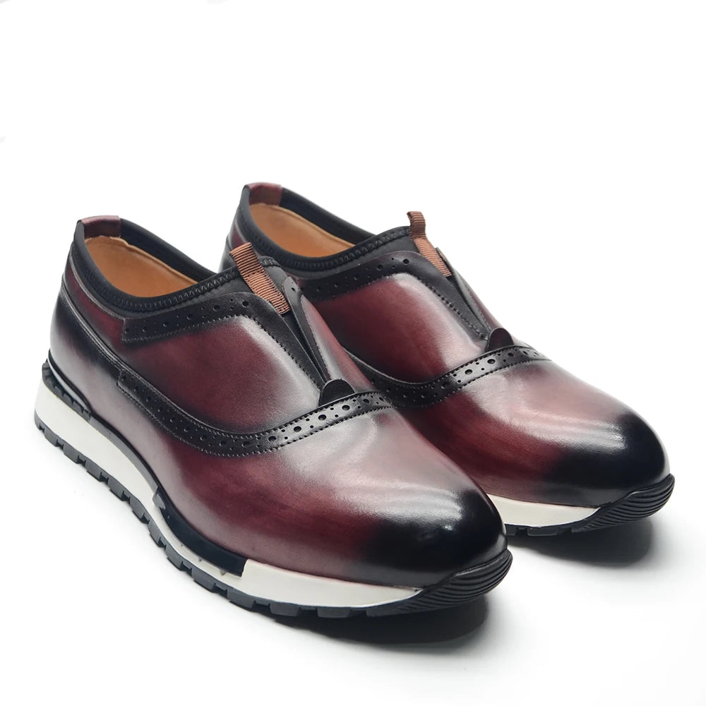 Men's Classic Genuine Leather Loafers | Timeless European Craftsmanship for Everyday Elegance