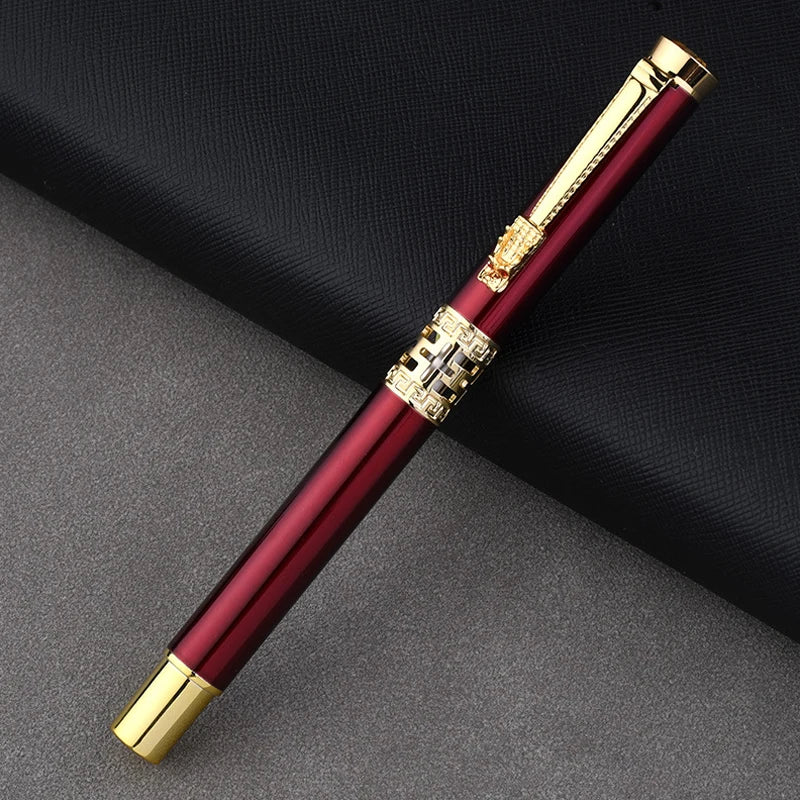 Customizable Premium Metal Gel Ink Pen – 0.5mm Fine Tip