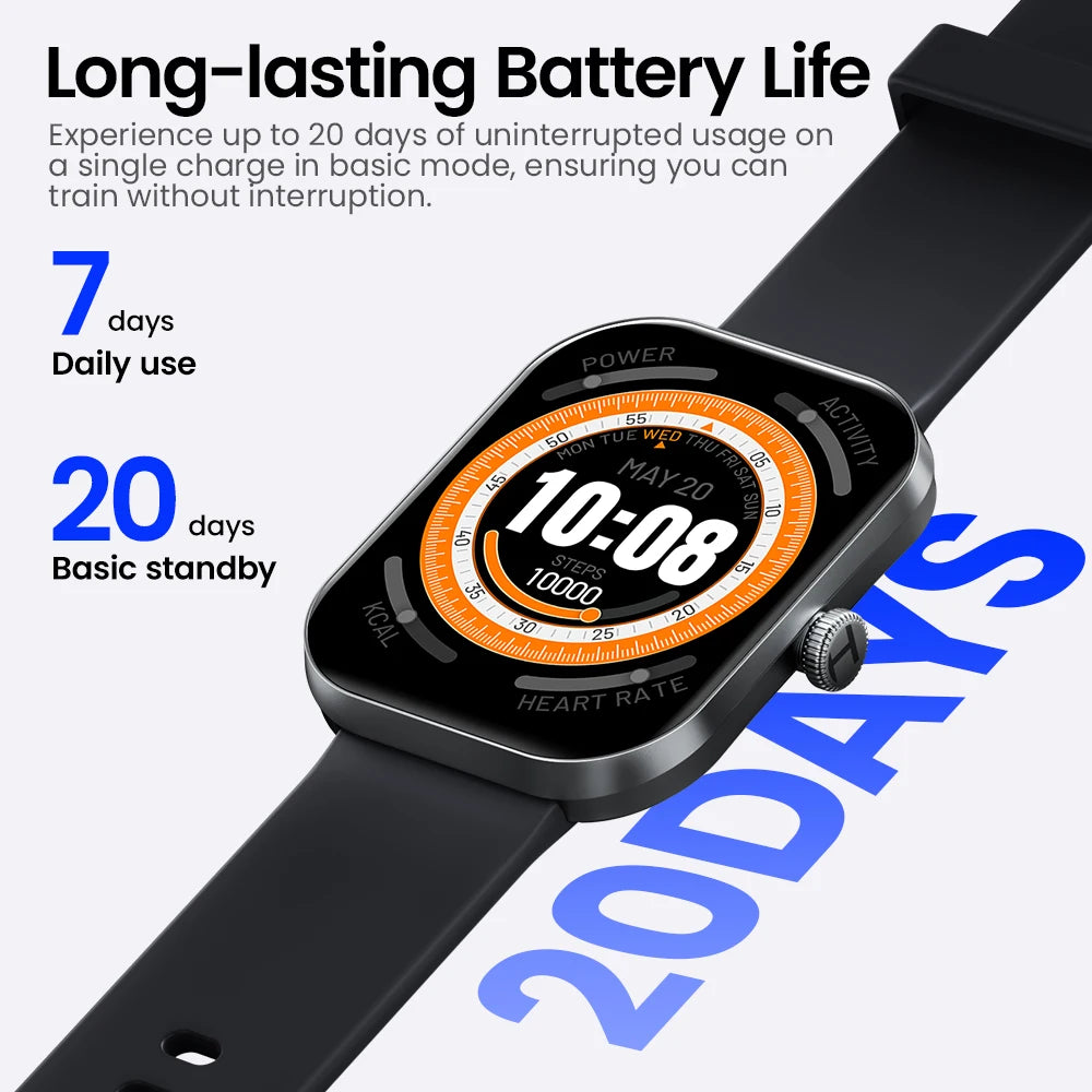 Versatile Smartwatch for Health, Fitness, and Daily Productivity