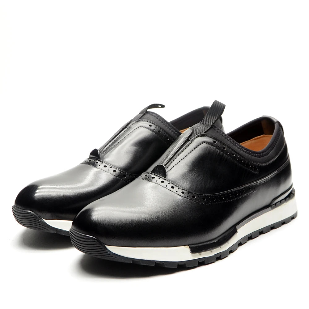 Men's Classic Genuine Leather Loafers | Timeless European Craftsmanship for Everyday Elegance
