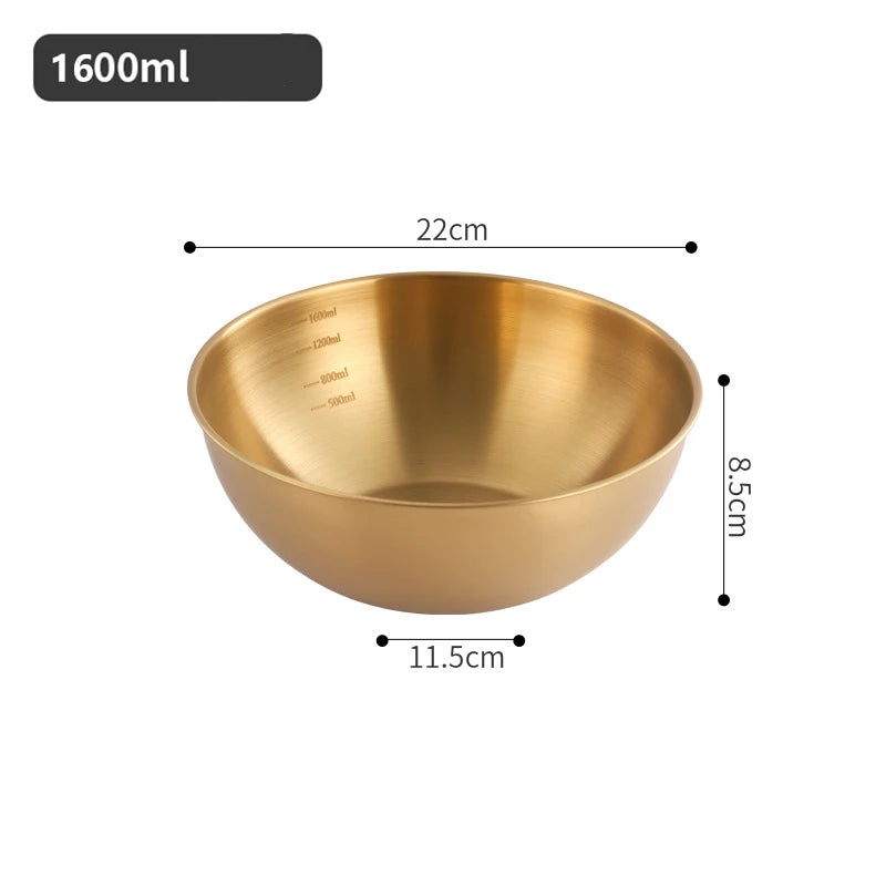 Stainless Steel Ramen and Salad Bowl - 1.2L