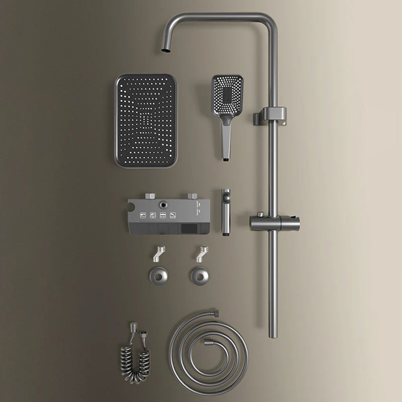 Shower Set with LED Digital Display