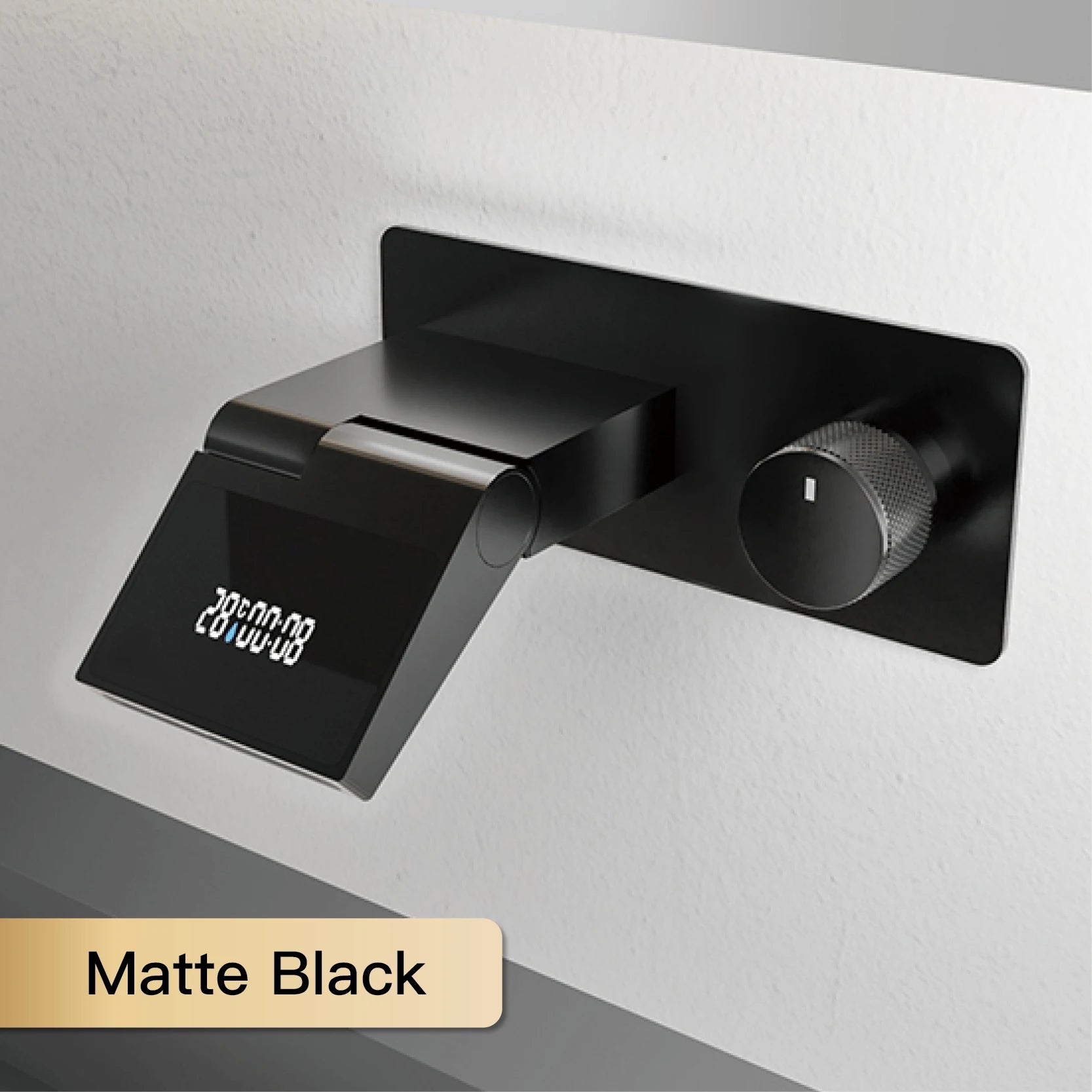 Wall Mounted Basin Faucet with LED Light