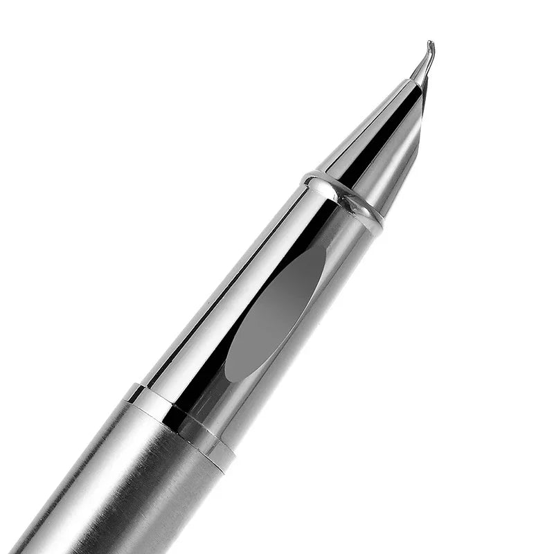 Luxury Metal Fountain Pen – Curved Nib for Smooth, Artistic Writing