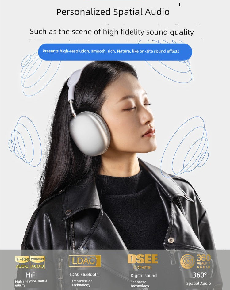 Bluetooth Headset E96 – Wireless Over-Ear Headphones with ANC & Long Battery Life