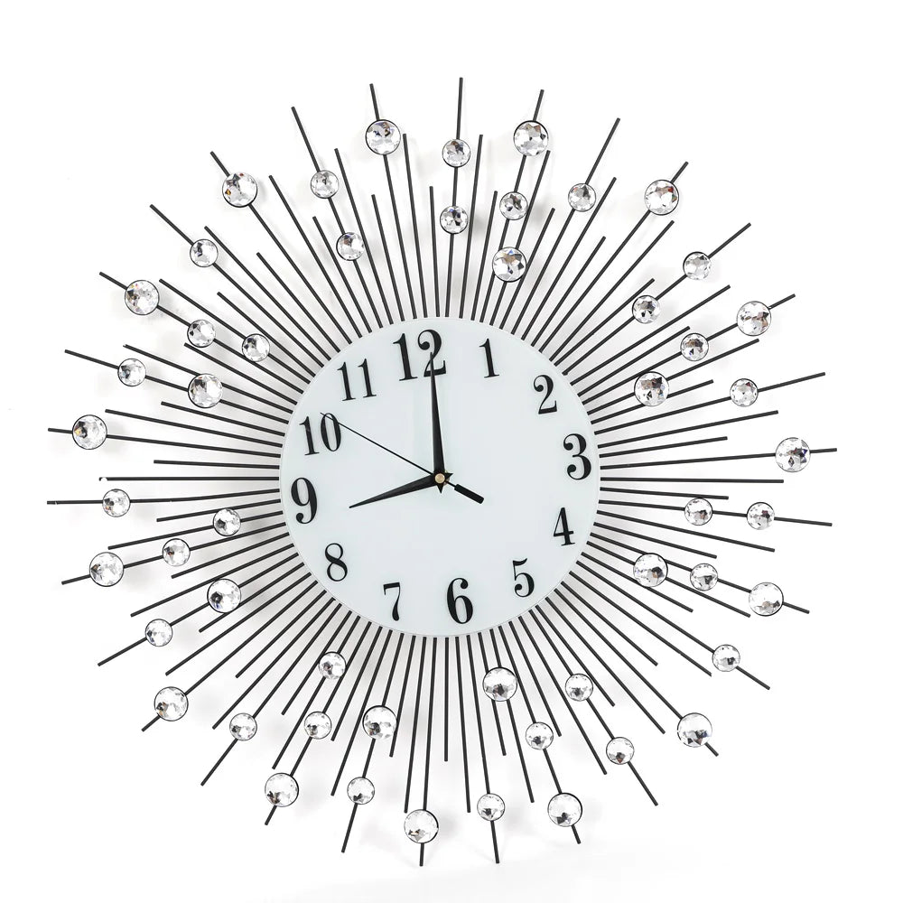 Elegant Art Deco Wall Clock – Silent and Accurate Timekeeping