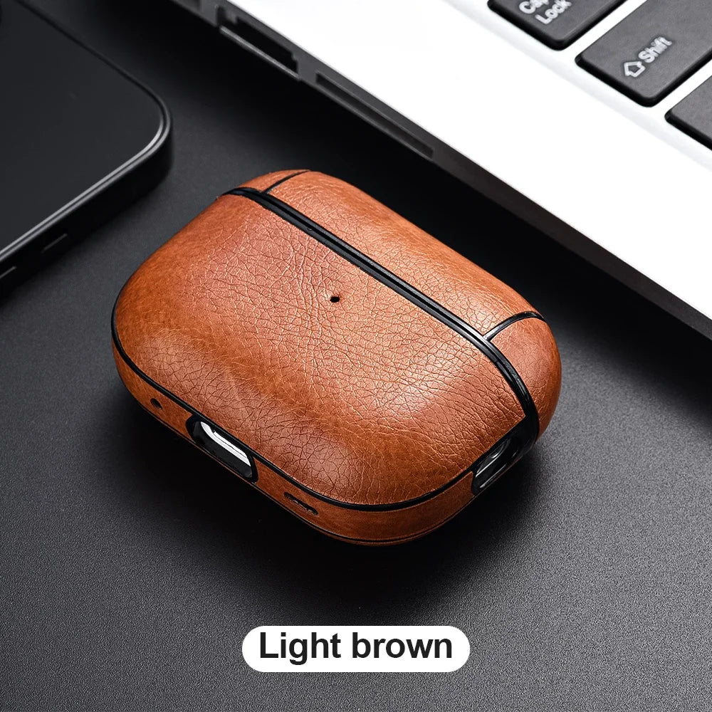 Leather Earphone Case – Premium Protection for AirPods and Wireless Earbuds