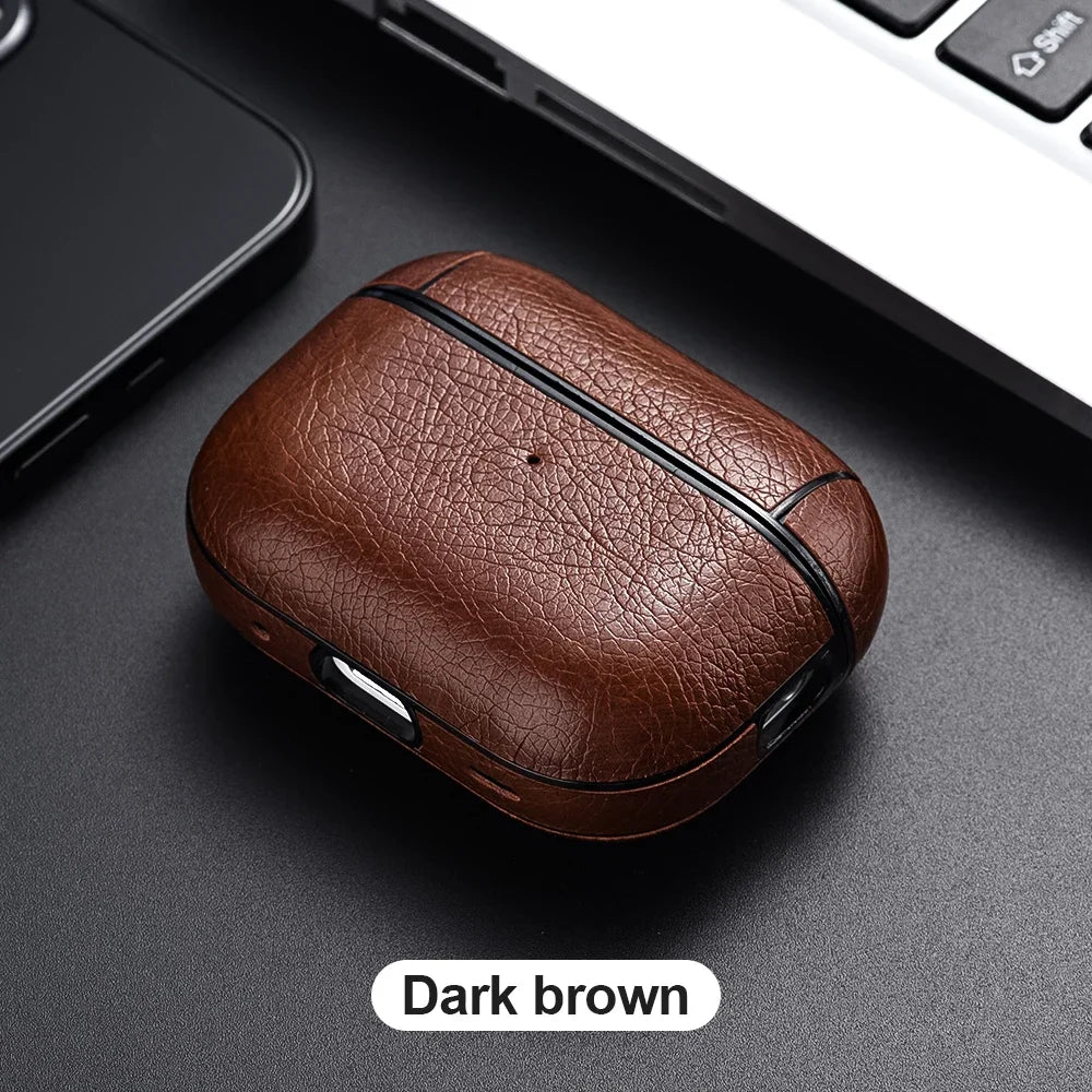 Leather Earphone Case – Premium Protection for AirPods and Wireless Earbuds