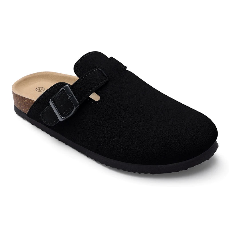 Men’s Suede Mule Slippers – Lightweight & Stylish