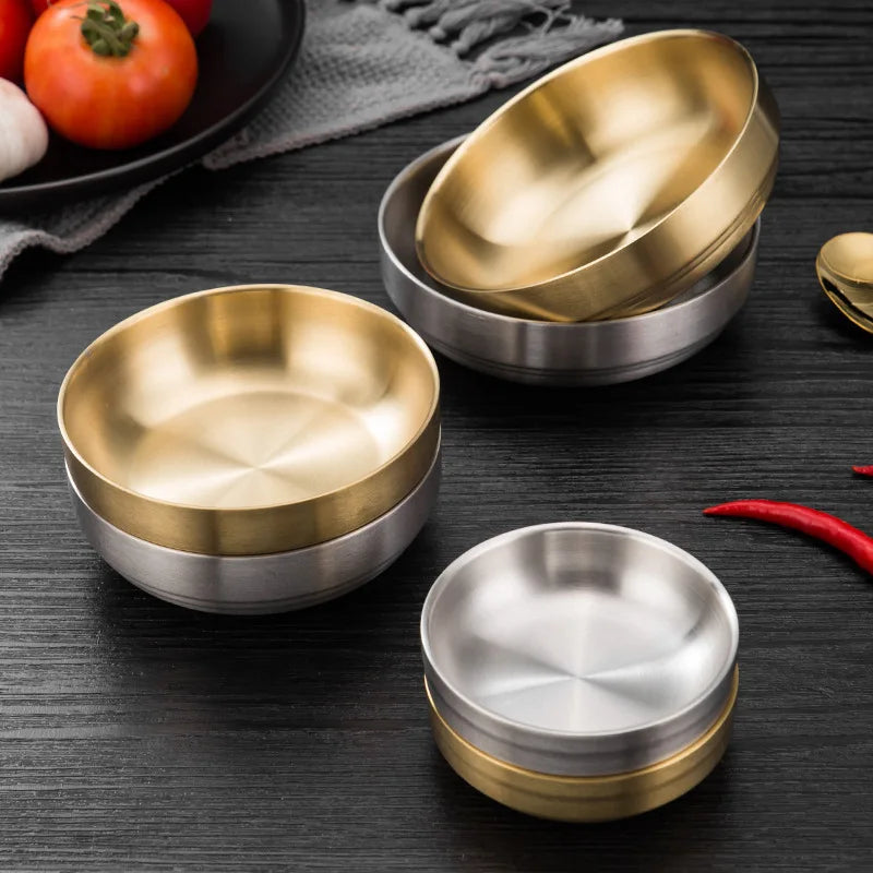 Double-Layer Stainless Steel Insulated Bowl – Durable & Versatile