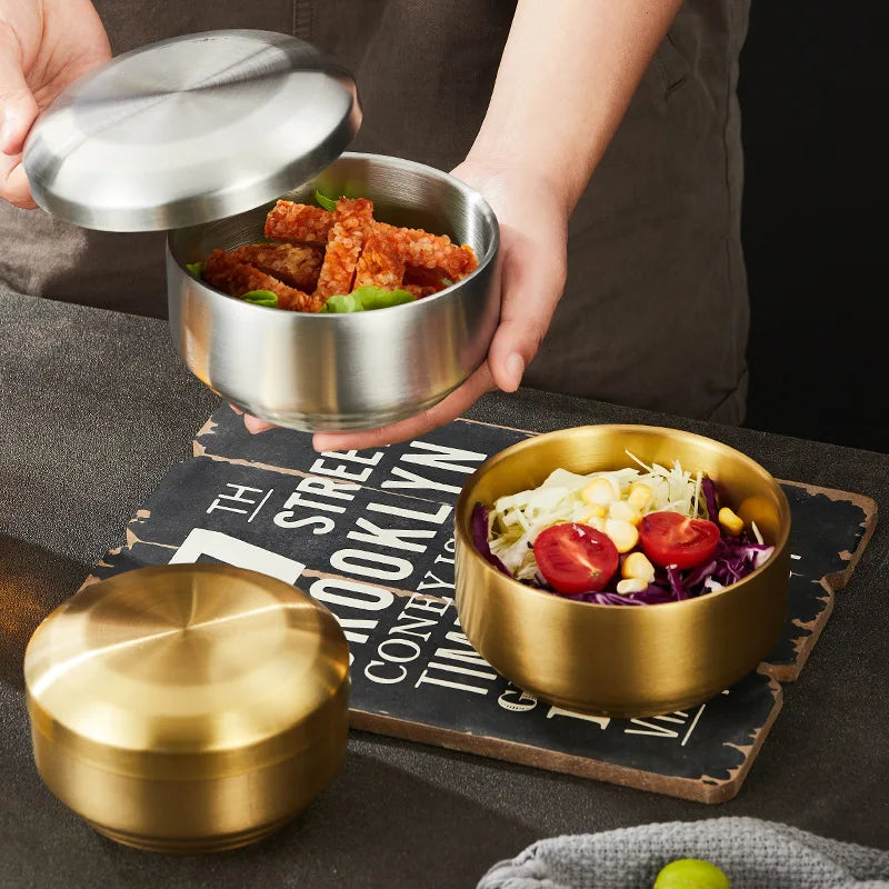 Stainless Steel Bowl with Lid