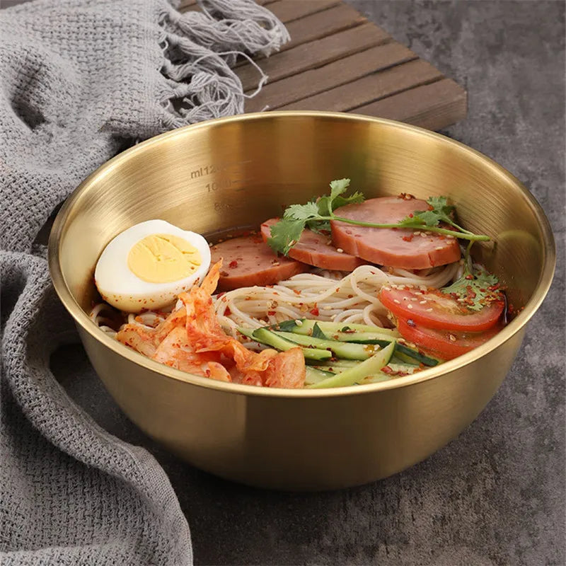 Stainless Steel Ramen and Salad Bowl - 1.2L