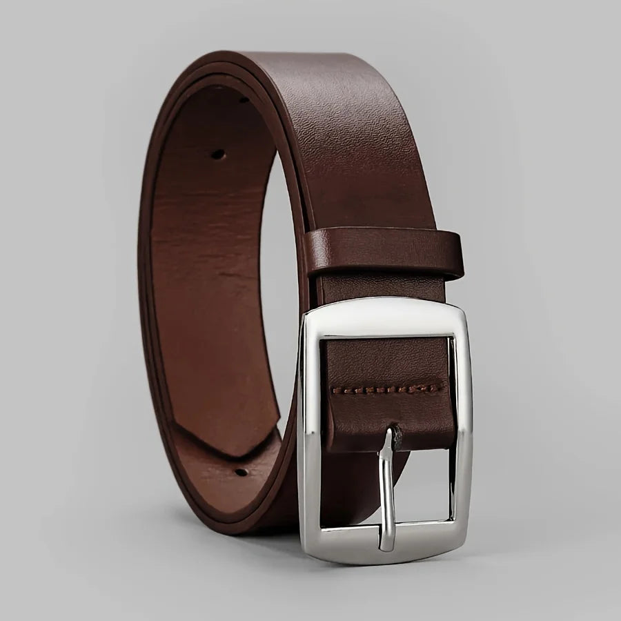 Adjustable Synthetic Leather Casual Belt for Everyday Wear