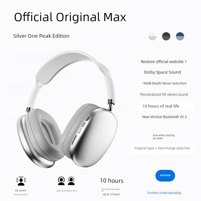 Bluetooth Headset E96 – Wireless Over-Ear Headphones with ANC & Long Battery Life