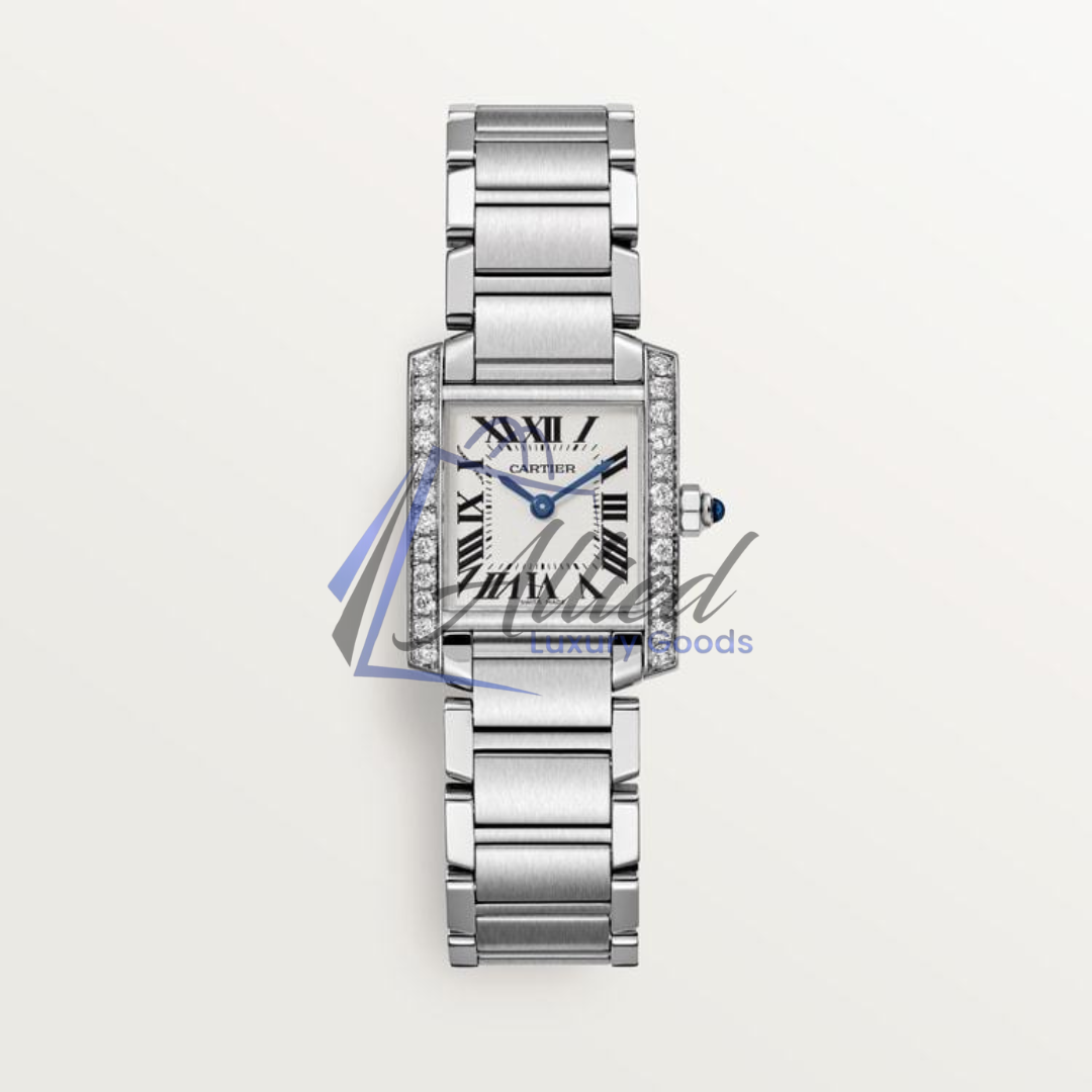 Cartier Tank Française | Diamond-Set Classic in Stainless Steel