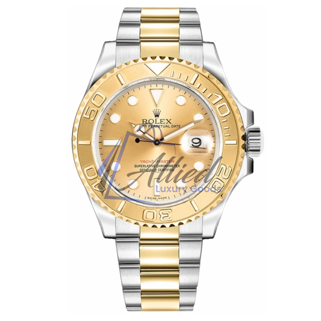 Rolex Yacht-Master 40mm | Yellow Gold & Steel with Champagne Dial