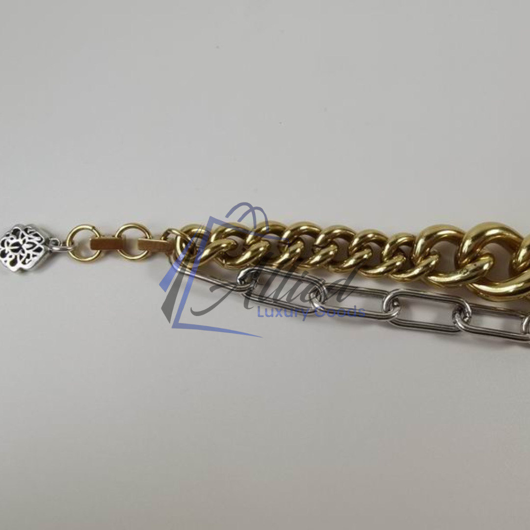 Dolce & Gabbana Multicolor Gemstone DG Bracelet
