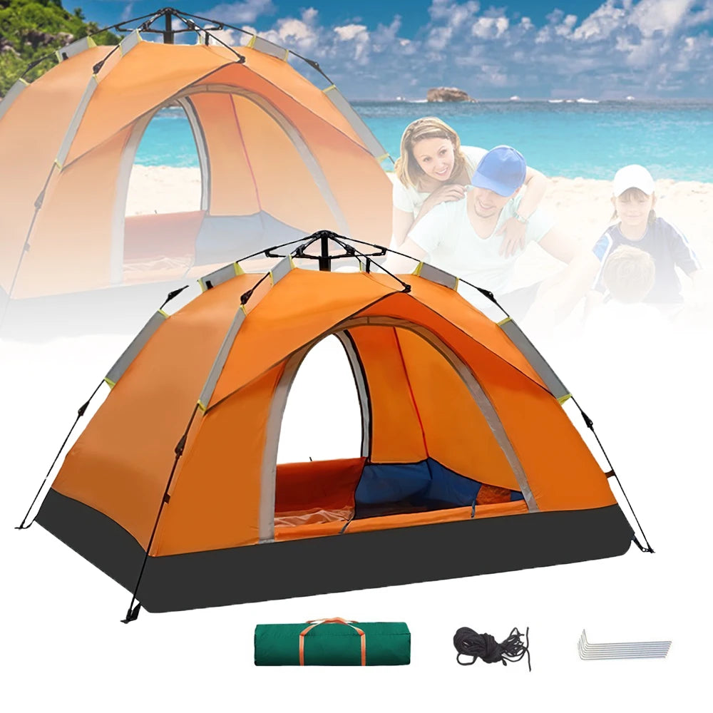 Outdoor Tent Self-driving Travel Camping Equip Sunshine-proof Tent Camping Tent Automatic Quick-opening Tent For Fishing Hiking