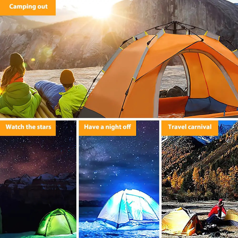 Outdoor Tent Self-driving Travel Camping Equip Sunshine-proof Tent Camping Tent Automatic Quick-opening Tent For Fishing Hiking