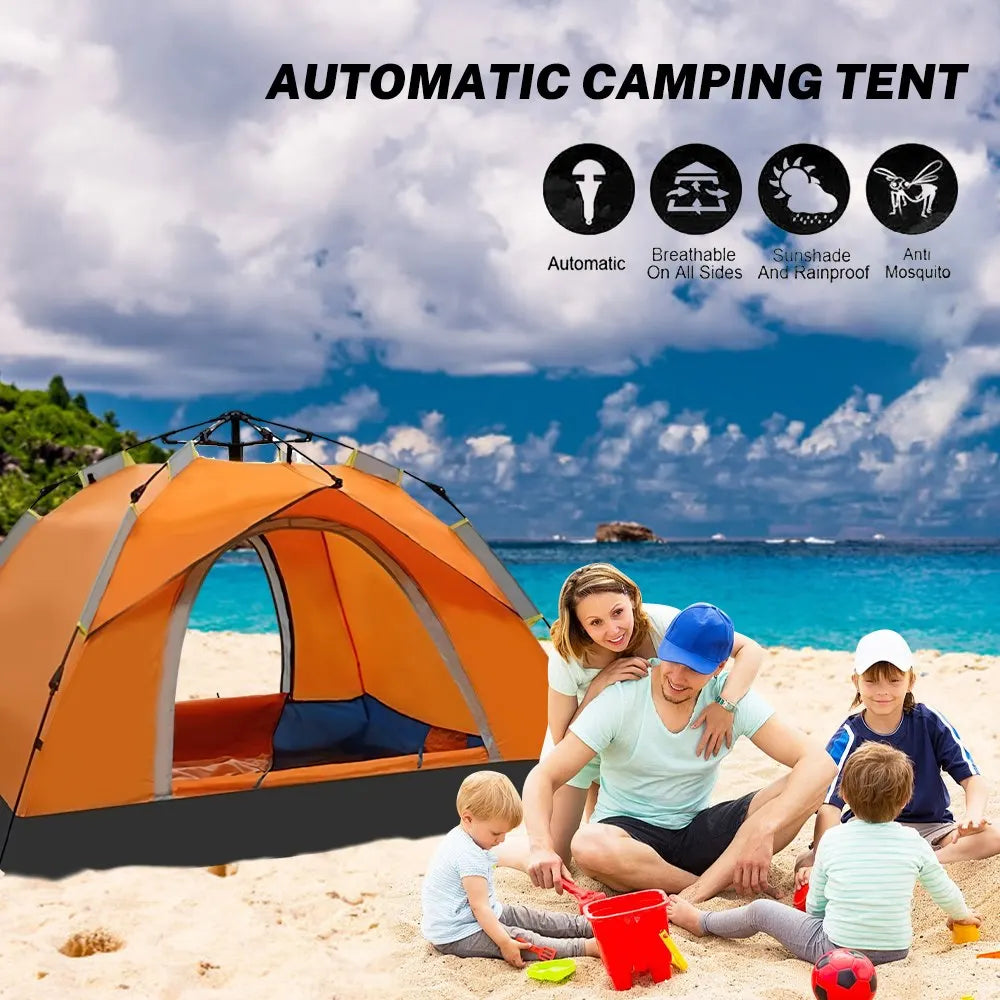 Outdoor Tent Self-driving Travel Camping Equip Sunshine-proof Tent Camping Tent Automatic Quick-opening Tent For Fishing Hiking