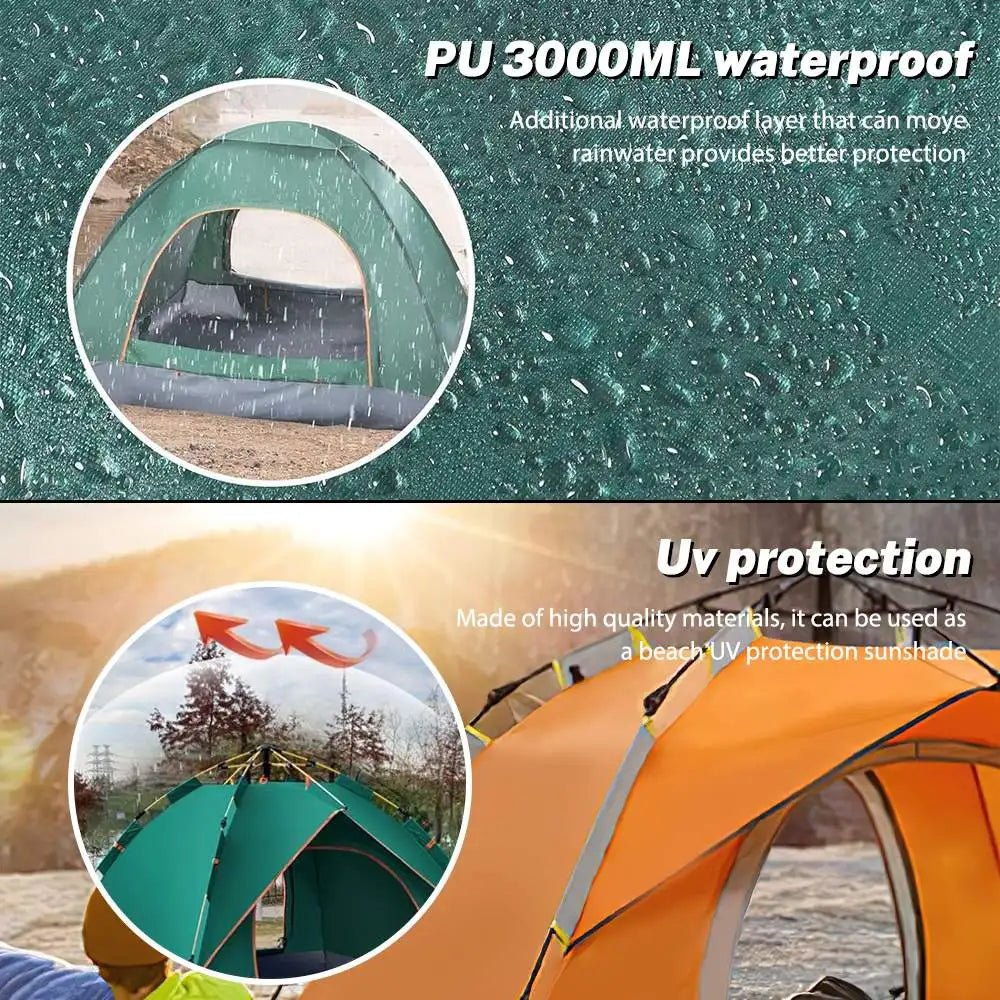 Outdoor Tent Self-driving Travel Camping Equip Sunshine-proof Tent Camping Tent Automatic Quick-opening Tent For Fishing Hiking