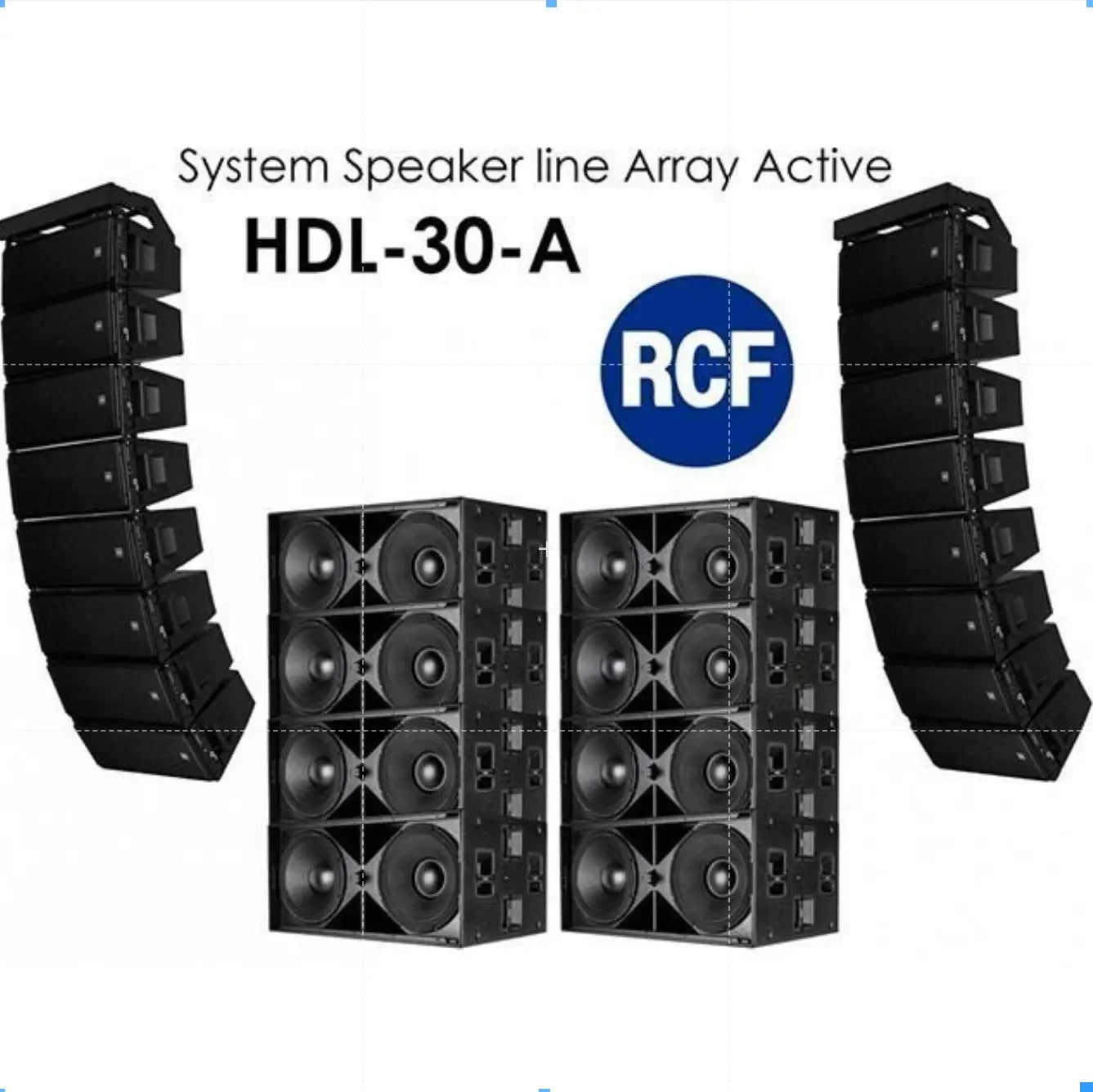 Original Authentic HDL 30-A Dual 10-Inch Powered Line Array Speaker