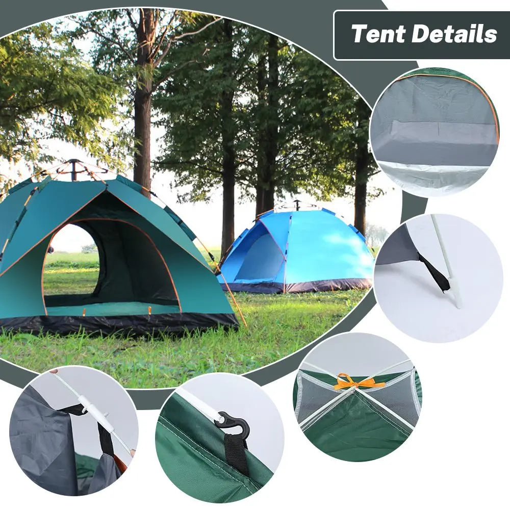 Outdoor Tent Self-driving Travel Camping Equip Sunshine-proof Tent Camping Tent Automatic Quick-opening Tent For Fishing Hiking