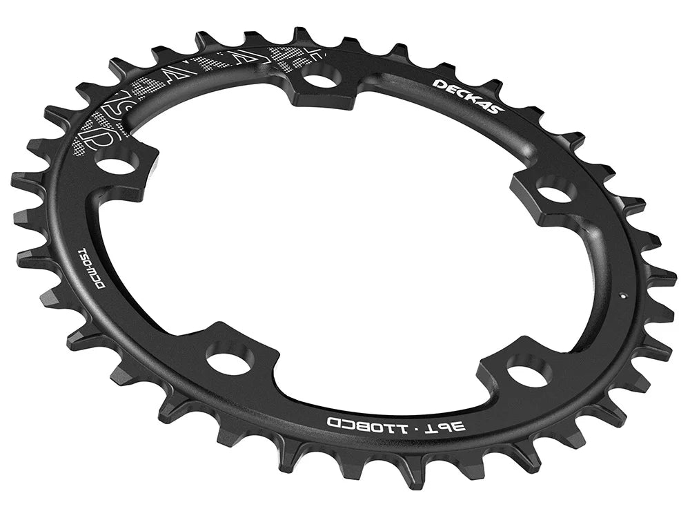 DECKAS 110BCD 130BCD Crown Chainring Narrow Wide Round Chain Ring 36T 38T 40T 42T 44T 46T 48T 50T 52T 54T 56T 58T Sprocket